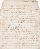 Leuven/Pietrebais/Grez-Doiceau - Manuscript 1772 Getekend Le Comte P. De Limminghe  (V2961) - Manuscripts