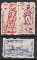 SPM - 1941 - N°YT. 207 à 209 - Défense De L'Empire - Neuf Luxe ** / MNH / Postfrisch - Ungebraucht
