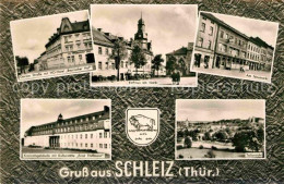 72729441 Schleiz Geraer Strasse HO Hotel Bayrischer Hof Rathaus Markt Neumarkt K - Schleiz