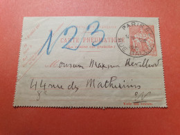 Pneumatique De Paris Pour Paris En 1931  - Réf 3180 - Pneumatische Post