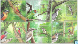 Sri Lanka Stamps 2021, Endemic Birds, Bird, MSs - Sri Lanka (Ceylon) (1948-...)