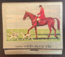 OHIO BLUE  TIP MATCH ,EXCLUSIVELY,1955 - Boites D'allumettes - Etiquettes