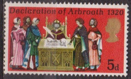 Anniversaire - GRANDE BRETAGNE - Déclaration D' Arbroath - N° 586 - 1970 - Gebraucht