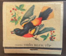 OHIO BLUE  TIP MATCH ,EXCLUSIVELY,1955 - Boites D'allumettes - Etiquettes