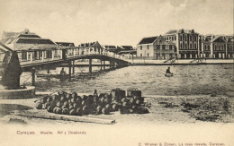 Curacao, D.W.I., WILLEMSTAD, Otrabanda, Muelle (1910s) Winkel & Zonen Postcard - Curaçao