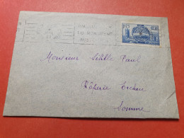 Visite Des Souverains Britaniques Sur Enveloppe ( Pli En Bas ) De Villers Bretonneux En 1938 Pour Ercheu - Réf 3195 - 1921-1960: Moderne
