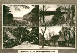72727982 Neuglobsow Panorama Waldpartie See Kirche Stechlin - Neuglobsow