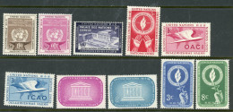 United Nations MNH And MH 1950's Small Lot - Altri & Non Classificati