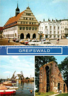 72727830 Greifswald Rathaus Wieker Klappbruecke Klosterruine Greifswald - Greifswald