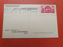 Entier Postal De Villers Bretonneux Avec Oblitération En 1938  Non Circulé - Réf 3202 - Standard Postcards & Stamped On Demand (before 1995)