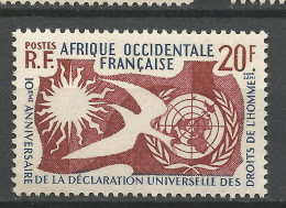 AOF N° 74 NEUF** Luxe SANS CHARNIERE NI TRACE  / Hingeless  / MNH - Ongebruikt