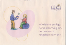 Schweiz Bern Kinderhospiz Allani Junge + Mädchen + Pusteblume (Löwenzahn) Medizin - Medicina