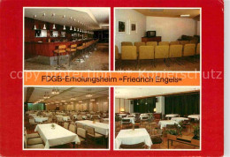 72727207 Templin FDGB Erholungsheim Friedrich Engels Hallenbar Fernsehraum Resta - Templin