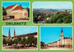 72726677 Oelsnitz Vogtland Kulturhaus Teilansicht Ernst Thaelmann Platz Rathaus  - Oelsnitz I. Vogtl.