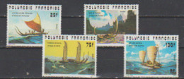 Polynesie  1976  N° 111 / 14  Neuf X X . Pirogues  Série Compléte - Neufs