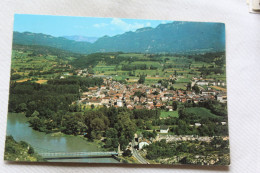 Cpm, Yenne, Le Rhône Et La Ville, Savoie 73 - Yenne