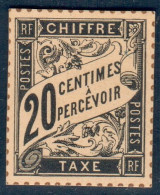 Lot N°A5393 Taxe  N°17 Neuf (*) - Postage Due