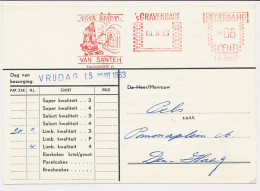 Meter Card Netherlands 1963 Coal Stove - Coal Kit - Order List - Andere & Zonder Classificatie