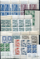 Maroc        43 Coins Datés * *tous  Différents , Sur 4 Pages - Unused Stamps