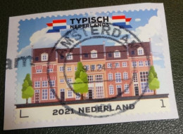 Nederland - NVPH - 3928 - 2021 - Gebruikt - Used - On Paper - Typisch Nederlands - Rijtjeshuizen - Huis - Used Stamps