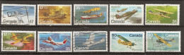 Canada Aeroplanes - Used Stamps