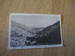 Carte Phot Lin Lebano Zahlé Vue Des Gorges De L'Oued Berdonni 1920 - Liban