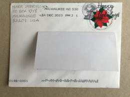 USA United States 2013 Used Letter Stamp Postal Stationery Milwaukee Wisconsin Christmas 2024 - Cartas & Documentos