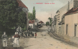 89 - YONNE - PONTIGNY - Quartier Du Pont - Colorisée - 11300 - Pontigny