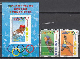 Olympia 2000:  Niedl. Antillen  2 W + Bl ** - Ete 2000: Sydney