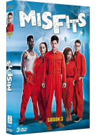 MISFITS  L 'INTEGRAL  DE LA  SAISON  3  ( 3 DVD  )  8   EPISODES   DE  50  Mm  ENVIRON - Policíacos