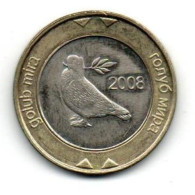 BOSNIA HERZEGOVINA - 2008 - 2 Marka - KM 119 AUNC Coin - Bosnia Y Herzegovina