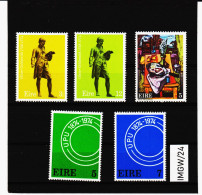 IMGW/24  IRLAND  1974  Michl  304/06 + 309/10  ** Postfrisch Siehe ABBILDUNG - Unused Stamps