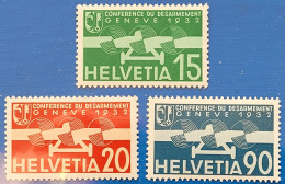 Zu 16-18 / Mi 256-258 / YT 16-18 MNH/** SBK 35,- Voir Description - Neufs