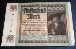 ALLEMAGNE, 5000 MARK, 1922, VF, P 81 - 5.000 Mark