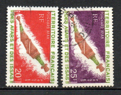 Col41 Colonies Afars Et Issas  N° 359 & 360 Oblitéré Cote 3,00  € - Used Stamps