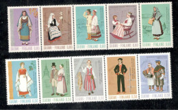 FINLAND.....1972-3:Michel710-14,733-7mnh**strips - Neufs