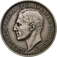 Yougoslavie, Alexander I, Dinar, 1925, Poissy, Nickel-Bronze, TTB, KM:5 - Joegoslavië