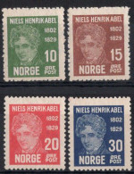 NORVEGE Timbres-poste N°141** à 144** Neufs Sans Charnières TB Cote : 33€00 - Unused Stamps
