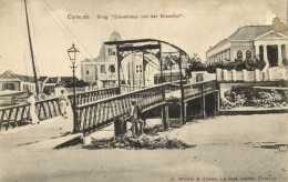 Curacao, D.W.I., WILLEMSTAD, Brandhof Bridge (1910s) Winkel & Zonen Postcard - Curaçao