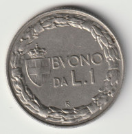 ITALIA 1924: 1 Lira, KM 62 - 1900-1946 : Victor Emmanuel III & Umberto II