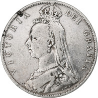 Grande-Bretagne, Victoria, 1/2 Crown, 1891, Argent, TB, KM:764 - K. 1/2 Crown