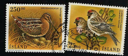 1995 Birds Michel IS 833 - 834 Stamp Number IS 808 - 809 Yvert Et Tellier IS 781 - 782 Used - Used Stamps