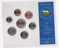 Serie De 7 Pièces Bulgarie 1999 à 2002 , Neuve Sous Blister - Bulgarien