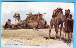 CAMELS AND THEIR ATTENDANTS - Kairo