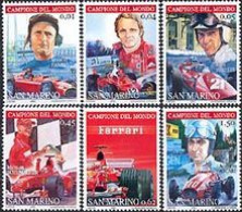 SAN MARINO 2005 - Hommage Aux Ferrari - 6 V. - Cars