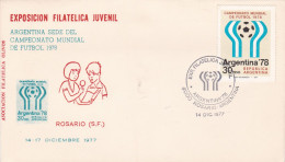 Argentina - 1978 - FDC - World Soccer Championship - Youth Philatelic Exhibition - Olivos Philatelic Circle -  Caja 30 - FDC