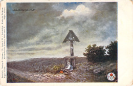 Hongrie - Illustration D'un Calvaire - Elhagyatva - Thuroczy - Magyar Muipar - Carte Postale Ancienne - Hongrie