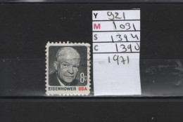 PRIX FIXE Obl   921 YT 1031 MC 1394 SCO 1390 GIB  Eisenhower 1971   Etats Unis 58A/14 - Gebraucht