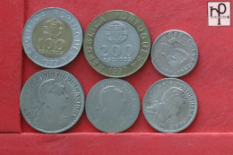 PORTUGAL  - LOT - 6 COINS - 2 SCANS  - (Nº58279) - Mezclas - Monedas