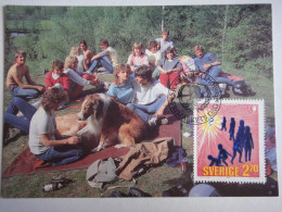 Suecia, Tarjeta Máxima, (Grabador Slania),  Año Internacional De La Juventud, Año 1985  Ref 855 - Maximumkaarten (CM)